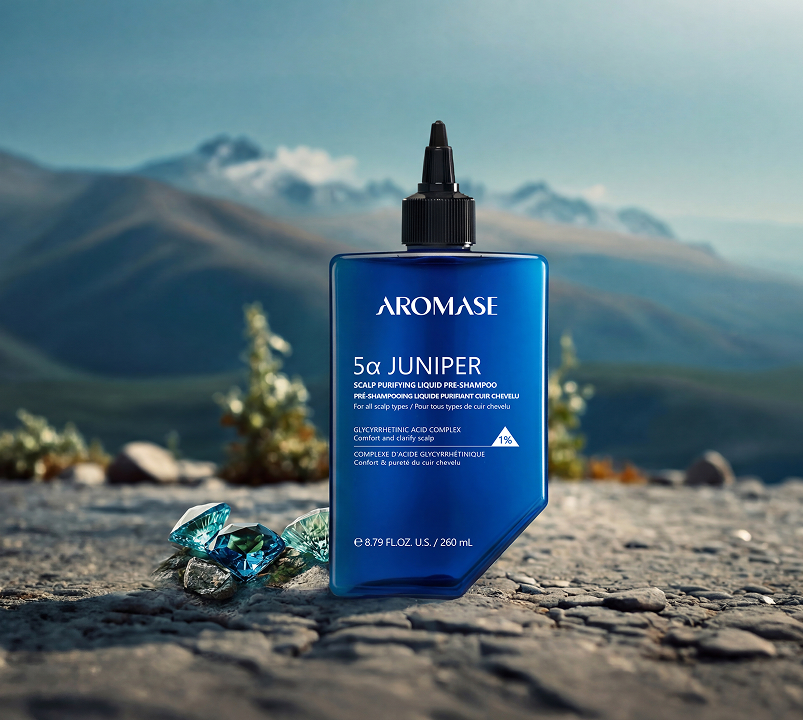 ARO Juniper bottle in a mountain landscape
